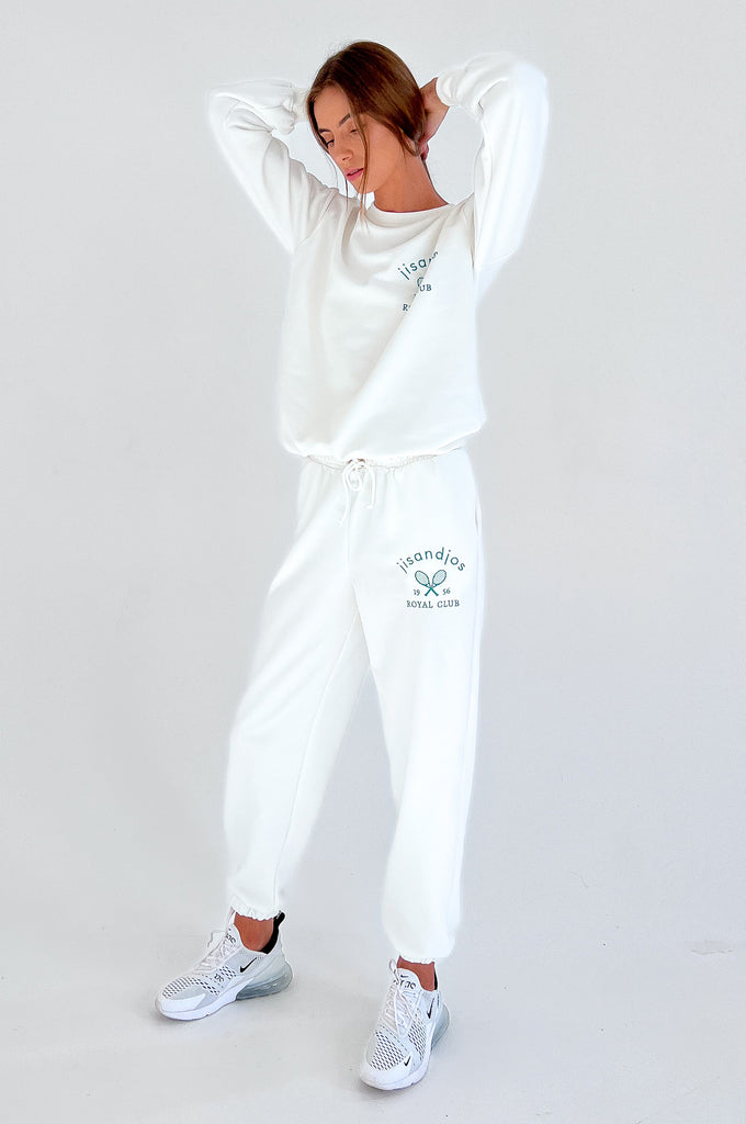 Tennis Sweatshirt - White