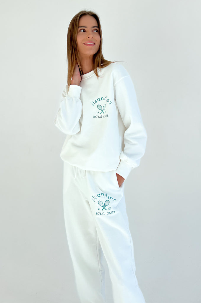 Tennis Sweatshirt - White