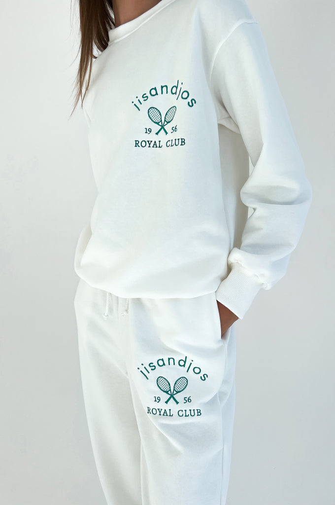 Tennis Sweatshirt - White